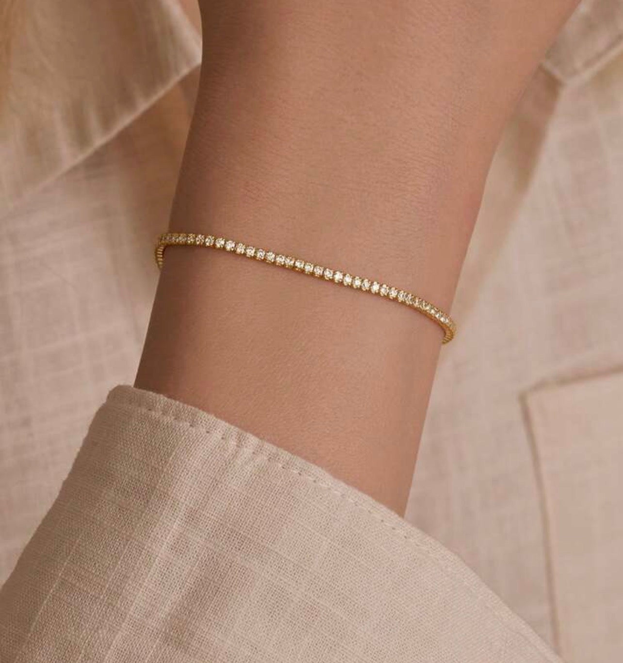 Studded Tennis Bracelet