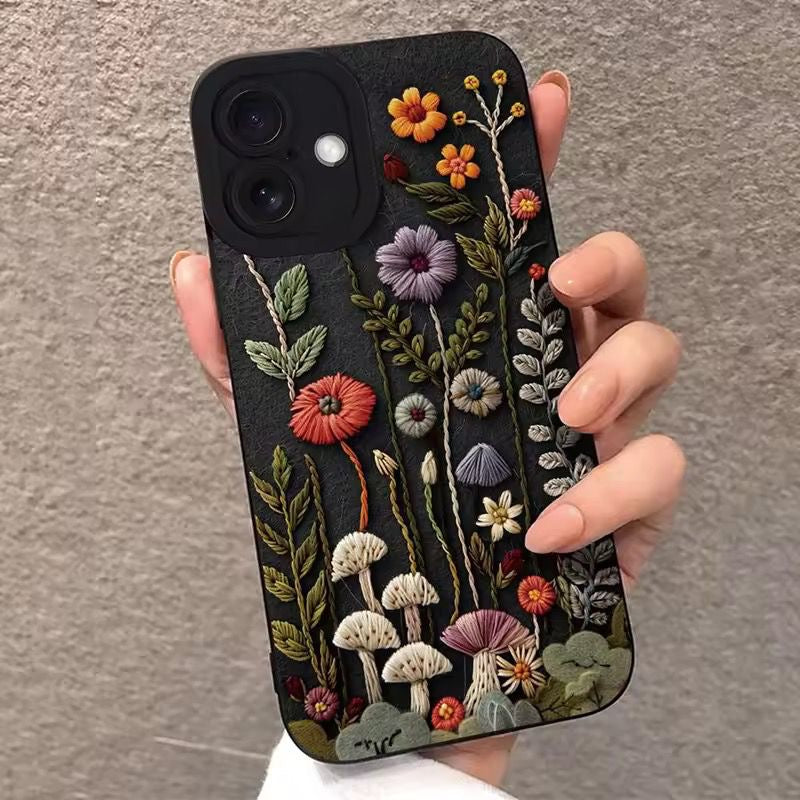 Embroidered Printed iPhone Cover (Pre-Order)