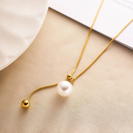 Pearl Length Necklace