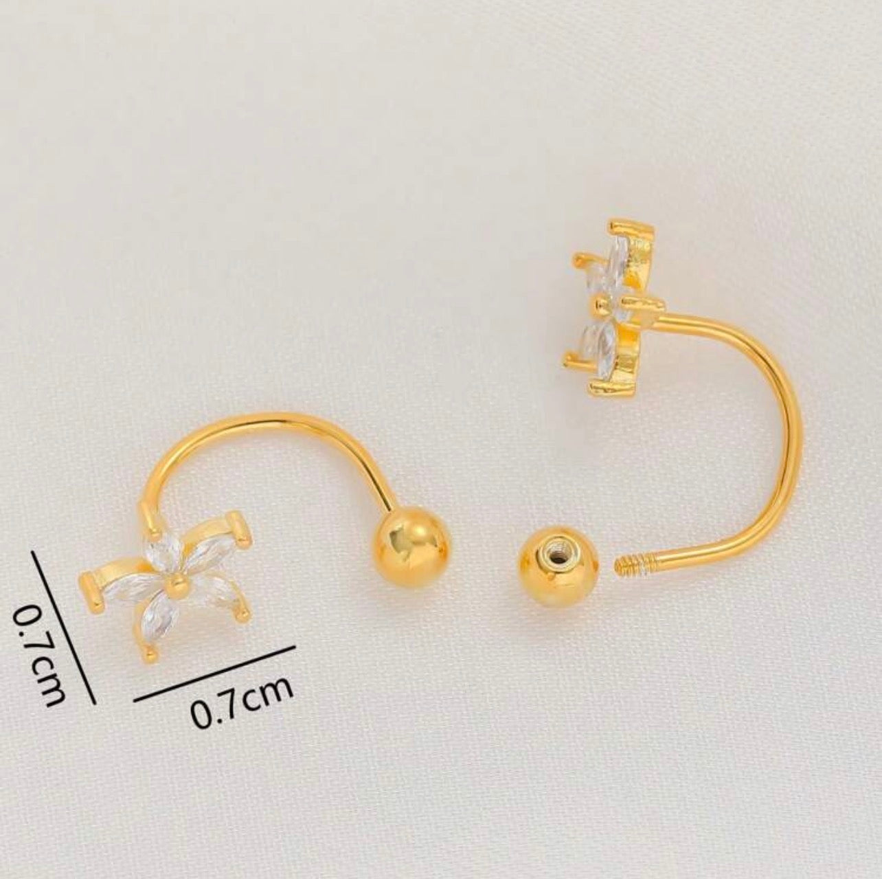 Star Petal Earstuds
