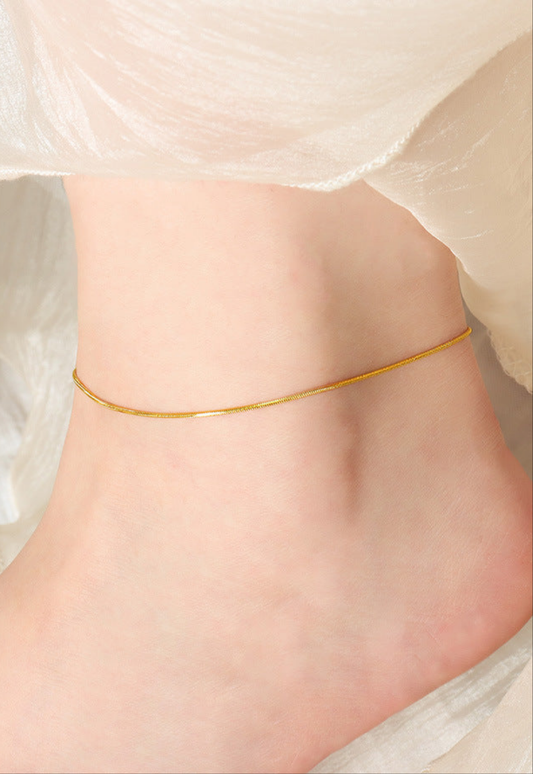 Snake Skin Sleek Anklet