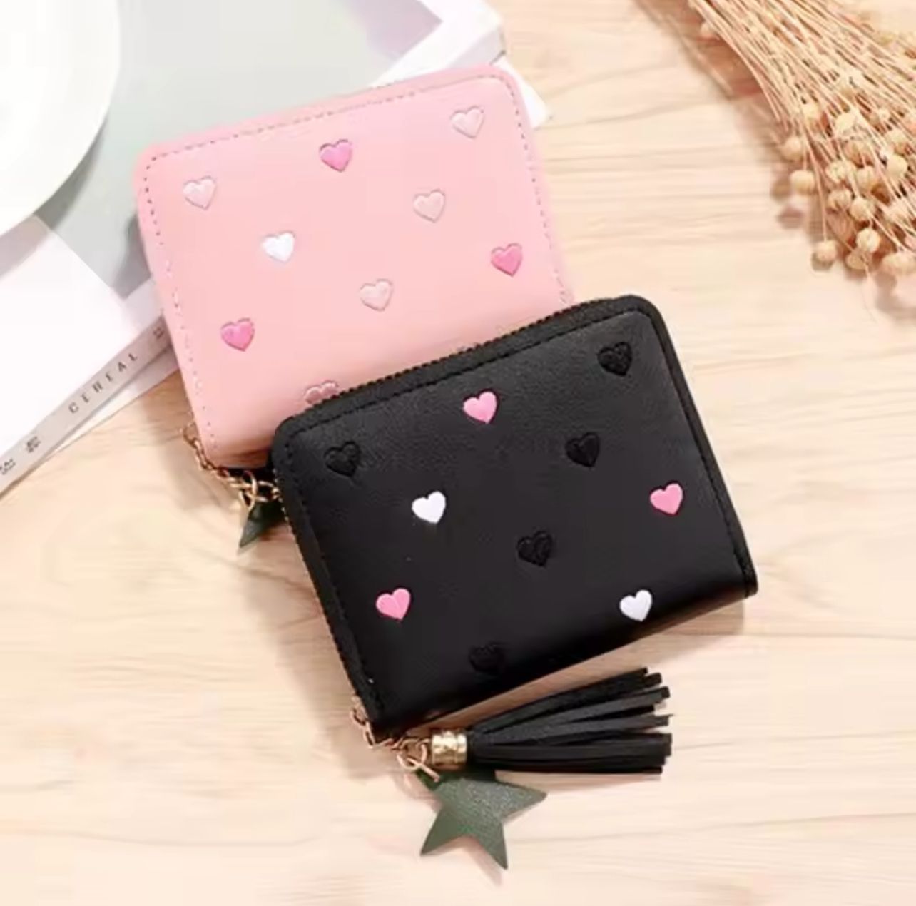 Mini Hearts Wallet