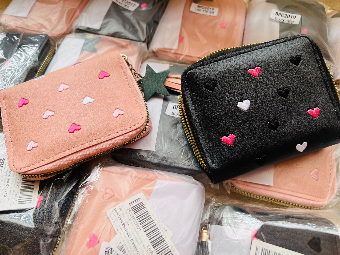 Mini Hearts Wallet