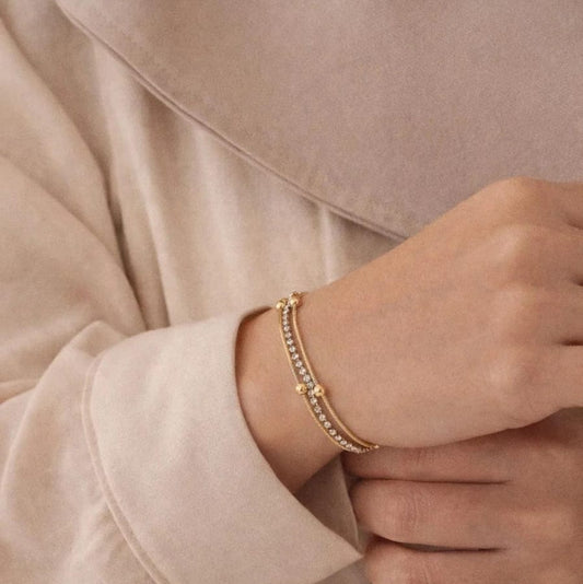 3 Layered Festive Bracelet