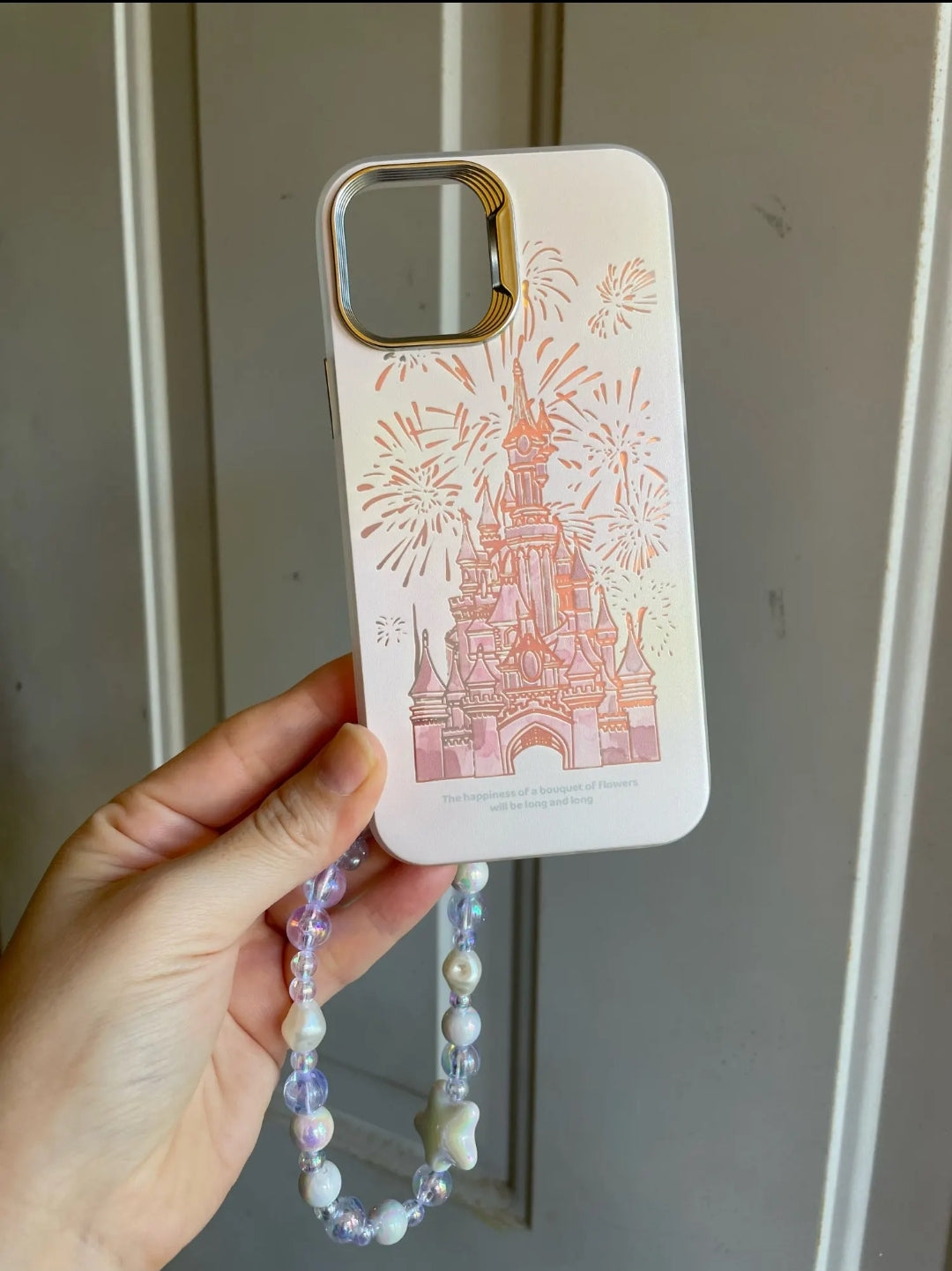 Pink Glitter Castle Cover