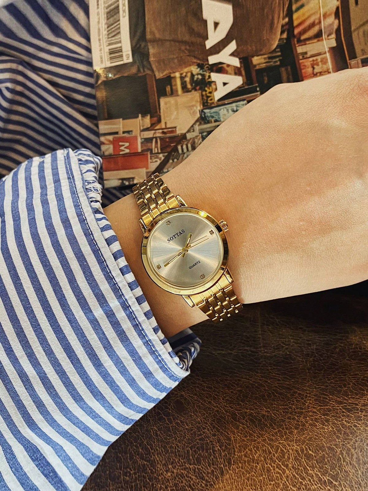 Sottas Gold-Tone Women's Watch