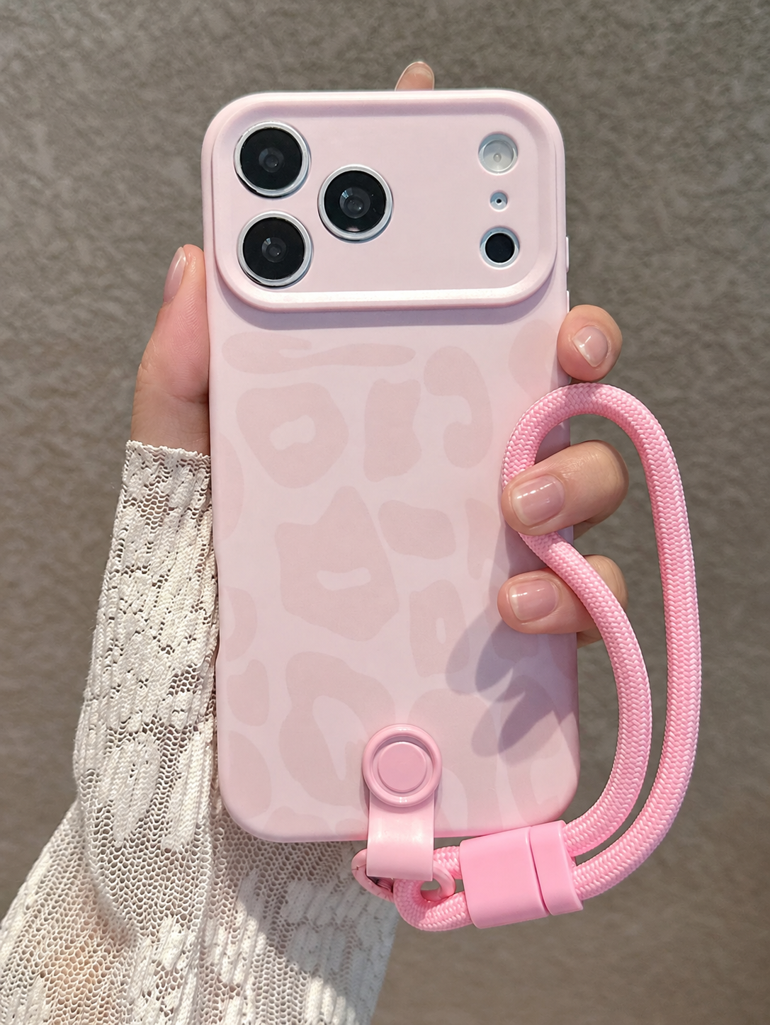 Pink Leopard Print + Wristband/bracelet