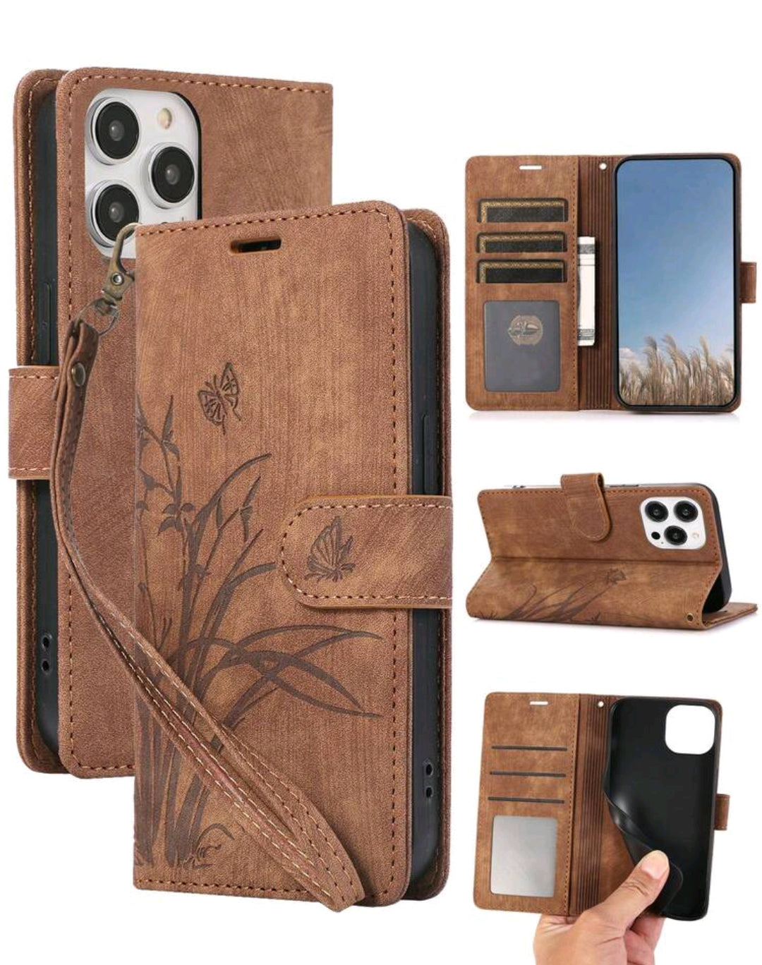 Floral Wallet flip cover