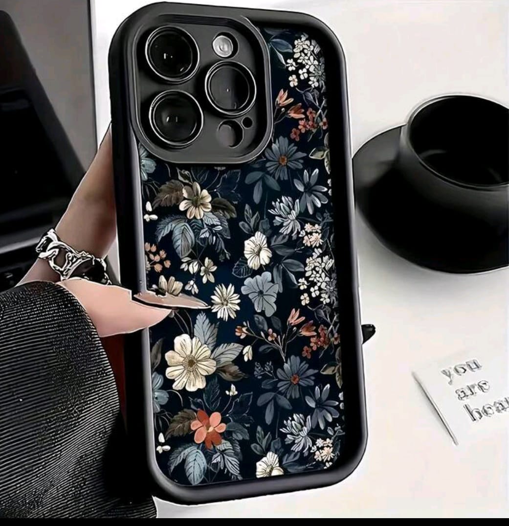 Black Floral Cover
