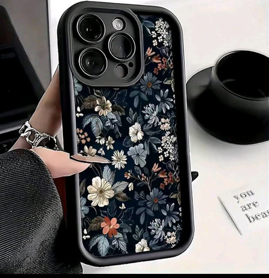 Black Floral Cover