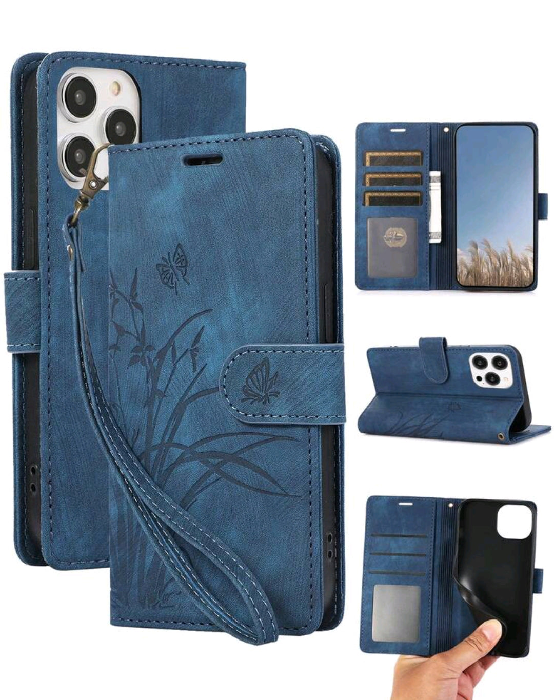 Floral Wallet flip cover