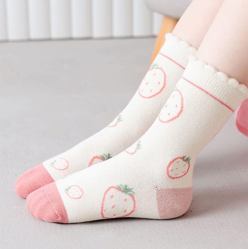 Strawberry Kids Socks