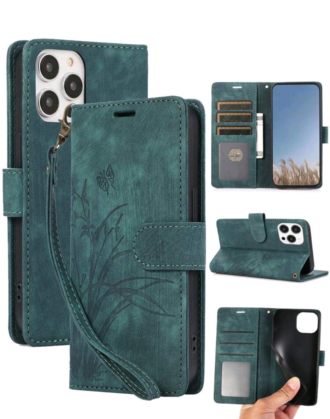Floral Wallet flip cover