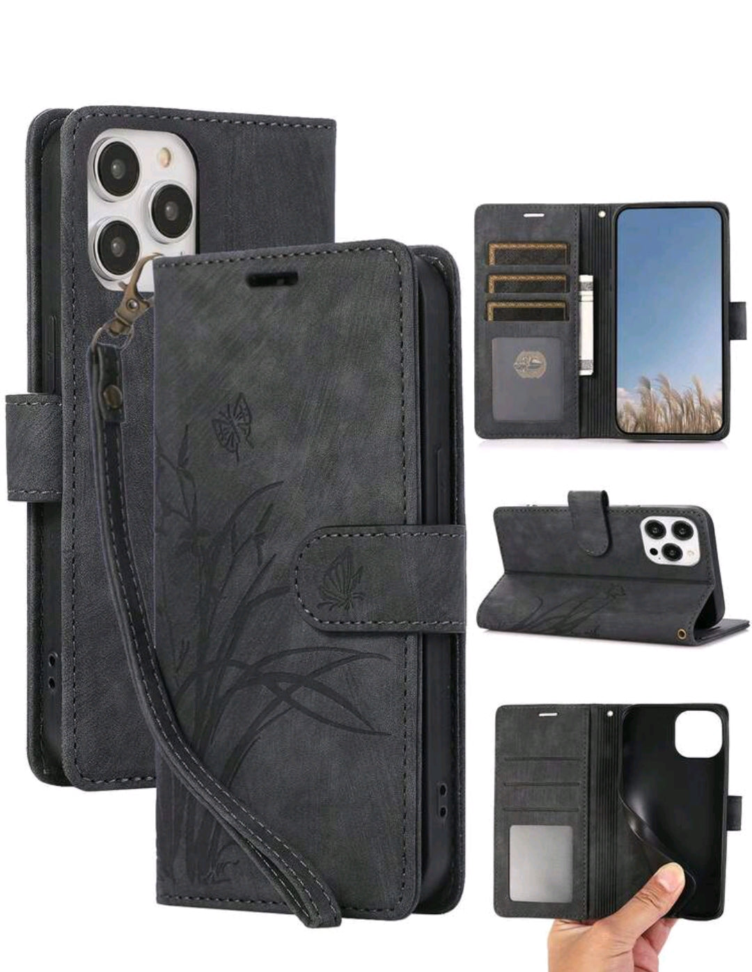 Floral Wallet flip cover