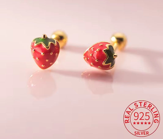 Kids Screwback Sterling Silver Studs ( Pre order)