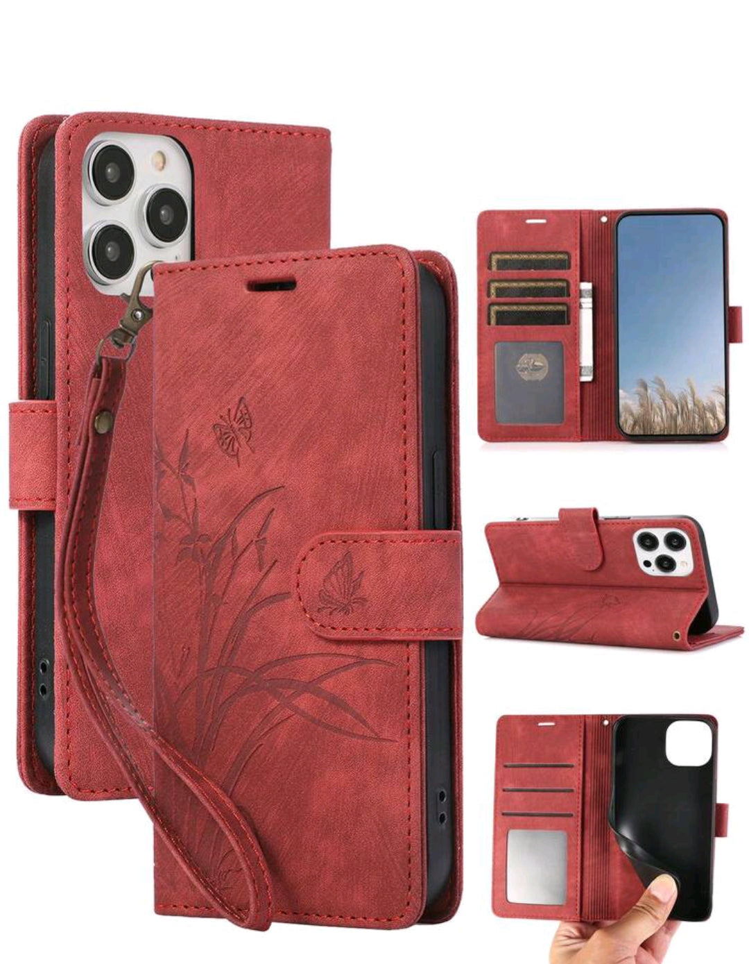 Floral Wallet flip cover